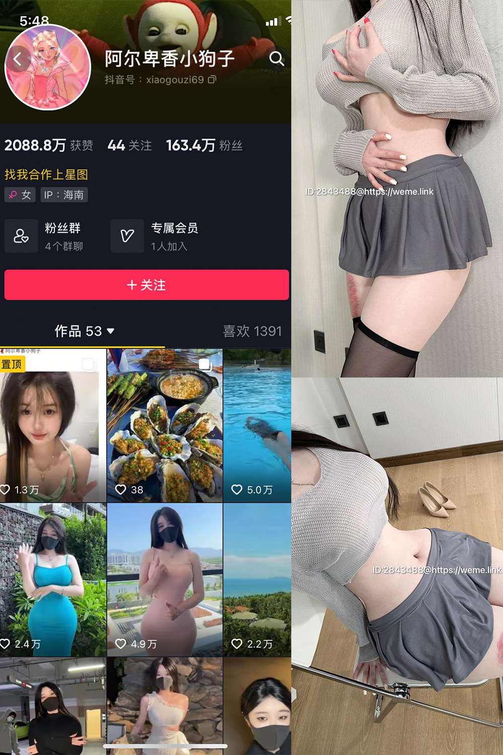 抖音 阿尔卑香小狗子 微密圈 NO.002期 【43P】