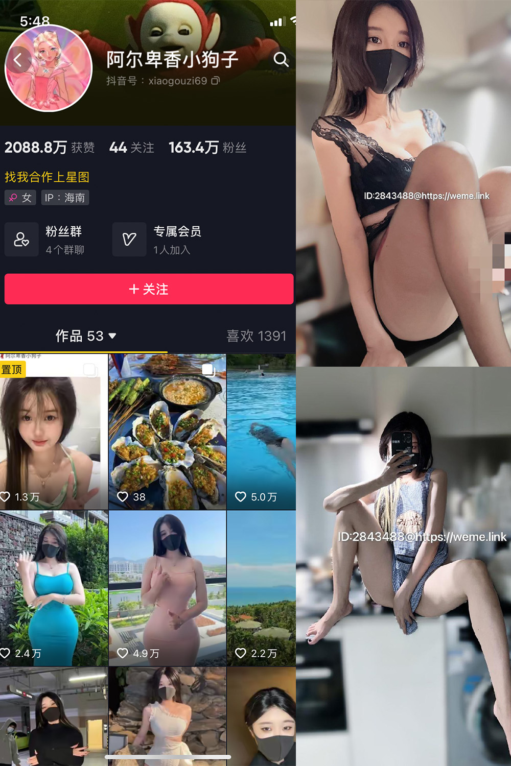 抖音 阿尔卑香小狗子 微密圈 NO.008期 【14P】最新至: