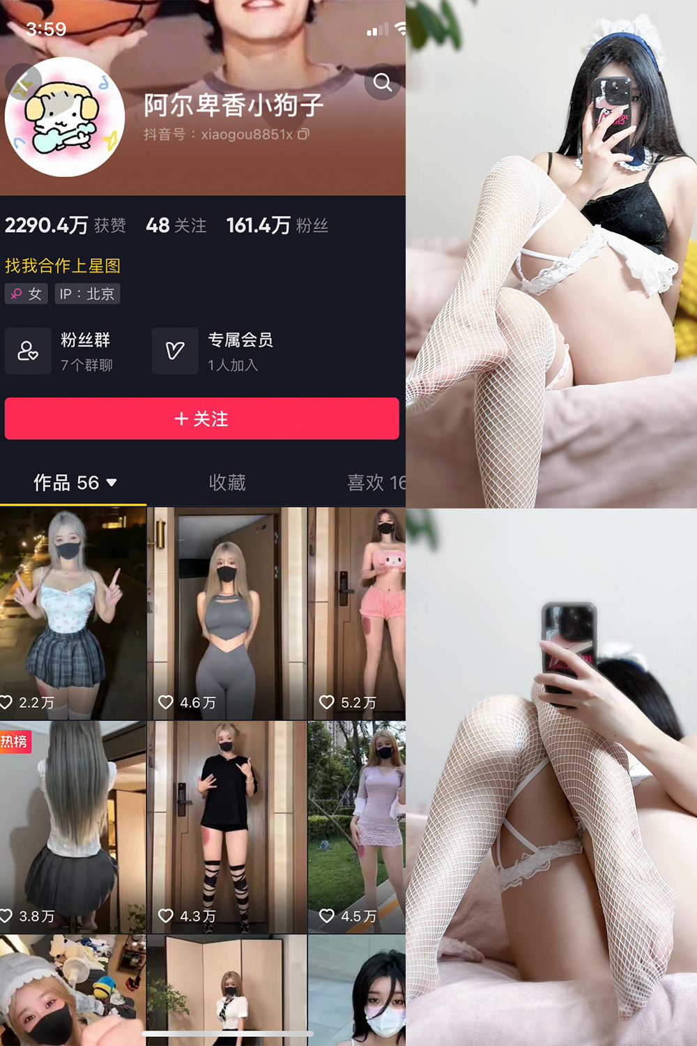 抖音 阿尔卑香小狗子 微密圈 NO.033期 【19P】最新至：